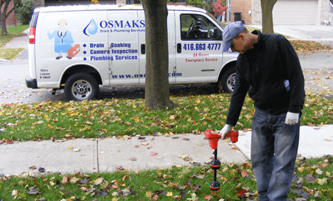 High-pressure drain cleaning