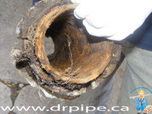 Inside Corrosion of Cast Iron Pipe