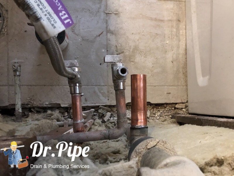 Pipes extension in Toronto