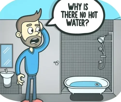 No hot water