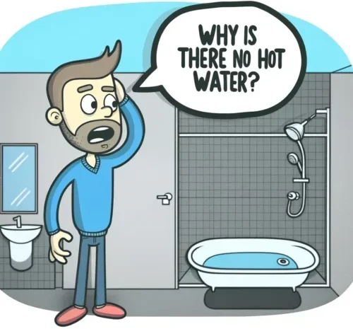 No hot water